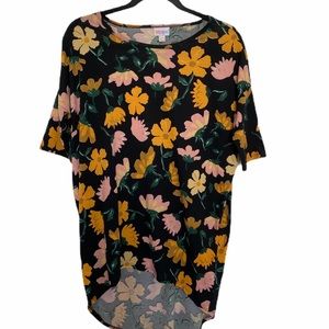 LULAROE | Irma Floral High Low Tunic Top
